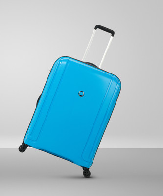 DELSEY BRISBAN Polypropylene 75 Cm 4 Double Wheels Blue Hard Suitcase Check-in Suitcase 4 Wheels - 31 inch