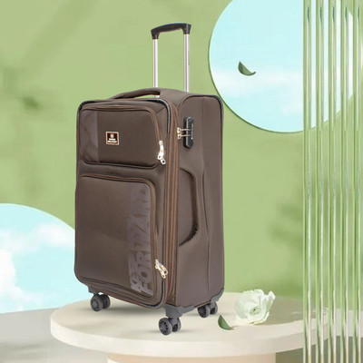 SWISS MILITARY Neptune Soft Trolley Luggage Bag Cabin & Check-in Set 8 Wheels - 24 inch