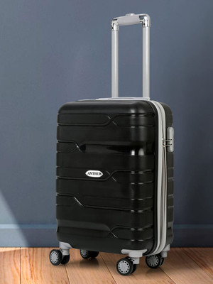 ANTHUB Hard Sided PP 4 Wheel Spinner, Unbreakable Bag with Combi Lock Cabin Suitcase 4 Wheels - 20 inch