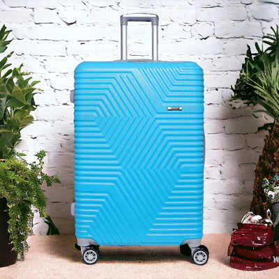 Kandel London Hard Sided ABS and PC 4 Wheel Spinner, Unbreakable Bag with Combi Lock(ZX-2583) Check-in Suitcase 8 Wheels - 30 inch