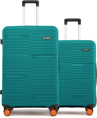 HRX by Hrithik Roshan Zanzibar Cabin & Check-in Set 8 Wheels - 26 inch