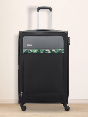ARISTOCRAT Commander 4W Strolly (E) 79 Black Expandable  Check-in Suitcase 4 Wheels - 31 Inch