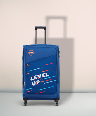 SKYBAGS LEVELUP 4W STR (E) 68 BLUE Expandable  Check-in Suitcase 4 Wheels - 27 Inch