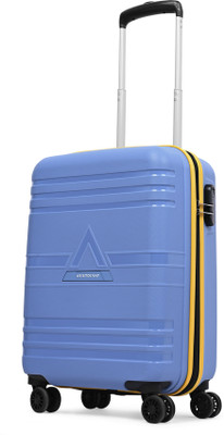 ARISTOCRAT Airstop Pro Polypropylene | Trolley Bag With Combination Lock Cabin Suitcase 4 Wheels - 21 Inch