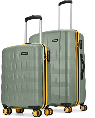 ARISTOCRAT Comet Set of 2 Trolley Bag 56, 66cm, Small+Medium Hard Luggage, 8-Wheel Suitcase Cabin & Check-in Set 8 Wheels - 26 Inch