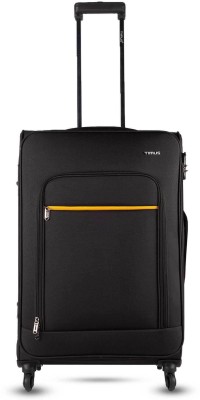 Timus Nexon 68cm Soft Trolley Luggage Bag Cabin Travel Luggage & Suitcase- TSA Lock Expandable  Check-in Suitcase 8 Wheels - 24 inch