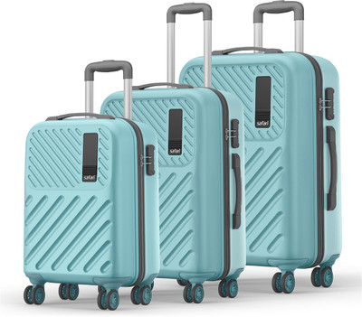 SAFARI ZODIAC Set of 3 (Small 56cm | Medium 66cm | Large 76cm) 4W Cabin & Check-in Set 8 Wheels - 30 inch