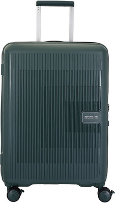 AMERICAN TOURISTER Aerostep Expander & Recessed TSA Lock Medium Check-In Trolley Bag Check-in Suitcase 8 Wheels - 26 inch