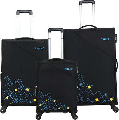 Timus Flash Luggage Trolley 4 Wheel Suitcase Expandable  Check-in Suitcase 4 Wheels - 30 inch