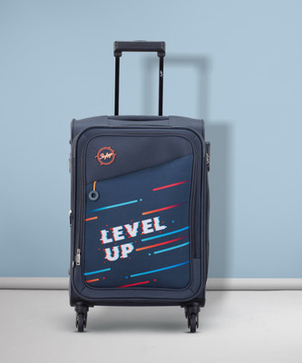 SKYBAGS LEVELUP 4W STR (E) 58 D. GREY Expandable  Cabin Suitcase 4 Wheels - 23 Inch