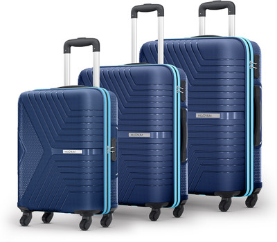 Safari Magnum Zeno (Small 55cm | Medium 66cm | Large 75cm) 4W Cabin & Check-in Set 4 Wheels - 30 Inches