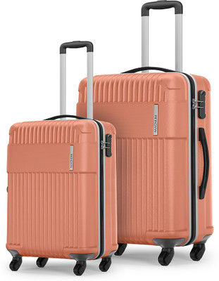 Safari Saber Set of 2 (Small 55cm | Medium 65cm) 4W Cabin & Check-in Set 4 Wheels - 26 inch