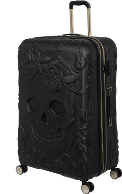 It Luggage Skulls II-2049-Black|Expandable|Hardsided|8 Wheel Trolley Bag Expandable  Check-in Suitcase 8 Wheels - 28 inch