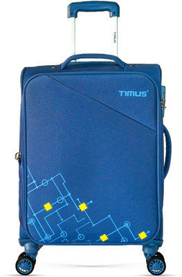 Timus Flash Plus Stylish Cabin Travel Luggage For Men and Women Expandable  Check-in Suitcase 8 Wheels - 20 inch