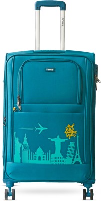 Timus Salsa Plus 68 cm with Spinner Wheels,Medium Cabin Size Travel Luggage -TSA Lock Expandable  Cabin Suitcase 8 Wheels - 24 inch