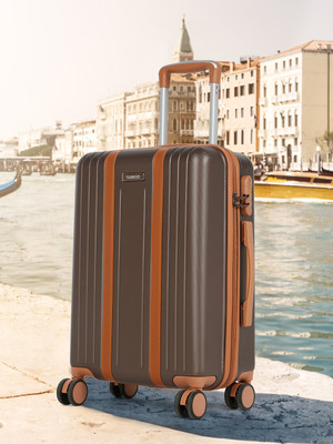 Teakwood Leathers HORIZON Check-in Suitcase 8 Wheels - 24 INCH