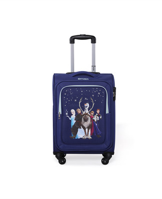 CITIZEN Frozen Cabin Suitcase Small Expandable  Cabin Suitcase 4 Wheels - 22 inch