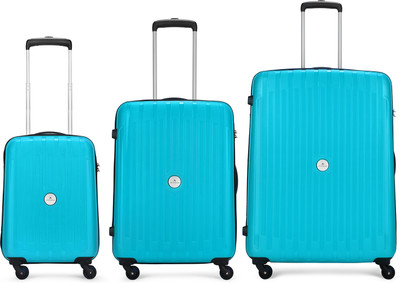ARISTOCRAT Armstrong 3P Set (Cabin+Medium+Large) - Trolley Bag Cabin & Check-in Set 4 Wheels - 31 Inch
