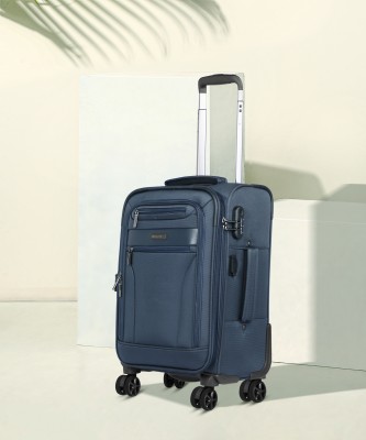 NASHER MILES Berlin Expander soft-sided Expandable  Cabin Suitcase 4 Wheels - 20 inch