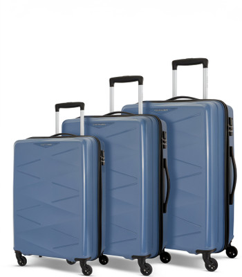 Kamiliant by American Tourister (Small 55 Cm | Medium 68 Cm | Large 79 Cm)Combination Lock-Triprism Cabin & Check-in Set 4 Wheels - 30 inches