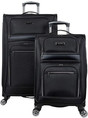 Kenneth Cole KCTR3298BLK Cabin & Check-in Set 4 Wheels - 24 inch