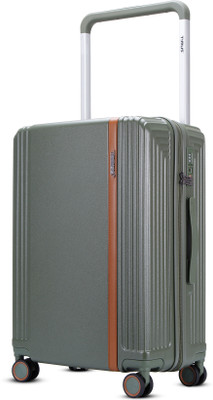 Timus Starlite Premium Wide Handle Polycarbonate Trolley Bag (59L) with TSA Lock Check-in Suitcase 8 Wheels - 24 inch