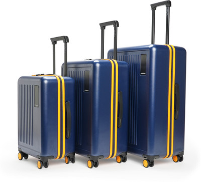 Mokobara The Transit Set of 3 The Cabin,Medium&Large(Small 54cm Medium 64cm Large 74cm) Cabin & Check-in Set 8 Wheels - 29 inch