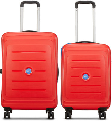 VIP Soft Body Set Of 2 Luggage – Corsa Strolly 55+66 360 Nest Trq – Red For Rs. 3549 @ 80 %