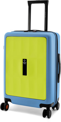 NASHER MILES Zanzibar HardSide Polycarbonate Cabin Luggage Green Blue 55cm Trolley Bag Cabin Suitcase 8 Wheels - 20 inch