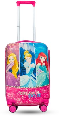 PAUL FASHION Kids 18 inches Frozen girls print suitcase / trolley bag for kids Cabin & Check-in Set 4 Wheels - 15 inch