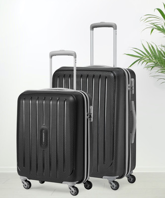 ARISTOCRAT Photon 2P Set (Cabin+Medium) - Trolley Bag Cabin & Check-in Set 4 Wheels - 27 inch