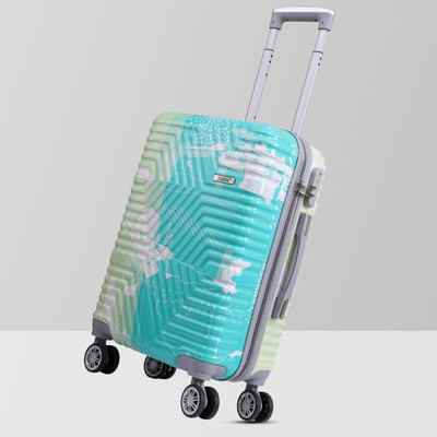 Kandel London Hard Sided ABS and PC 4 Wheel Spinners, Unbreakable Bag with Combi Lock Cabin Suitcase 8 Wheels - 22 inch