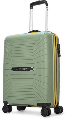 ARISTOCRAT Carnival Pro Polypropylene | Trolley Bag With TSA Lock Cabin Suitcase 8 Wheels - 22 Inch