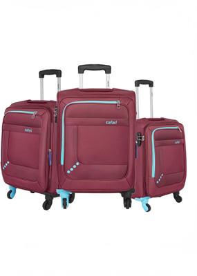 SAFARI STAR 3 (Small 55cm | Medium 65cm | Large 75cm) Expandable  Cabin & Check-in Set 4 Wheels - 30 inch