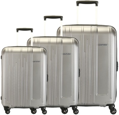 AMERICAN TOURISTER AMT HAMILTON SP 3PCS SET SILVR Cabin & Check-in Set 4 Wheels - 30 inch