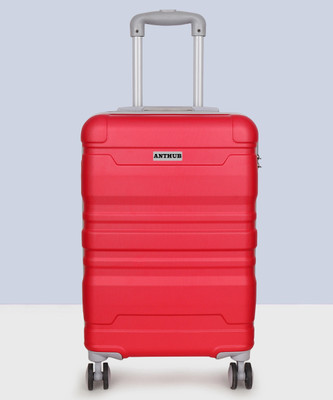 ANTHUB Polypropylene 8 Wheel Spinners Unbreakable Bag with Combi Lock Men&Women Expandable  Cabin Suitcase 8 Wheels - 20 inch