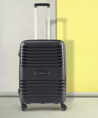 ARISTOCRAT Harbor 8W STROLLY MEDIUM 360 BLACK Check-in Suitcase 8 Wheels - 17 Inch