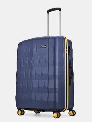 ARISTOCRAT Comet Check-in Trolley Bag 66cm Medium Hard Luggage, 8-Wheel Suitcase (Blue) Check-in Suitcase 8 Wheels - 26 inch