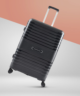 ARISTOCRAT 8W STROLLY LARGE 360 BLACK Check-in Suitcase 8 Wheels - 20 Inch