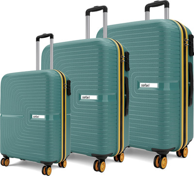 SAFARI ECLIPSENEO Set of 3 (Small 55cm | Medium 66cm | Large 75cm) 4W Cabin & Check-in Set 4 Wheels - 30 inch