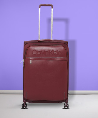 Calvin Klein West 34th ST-Embossed Cabin Suitcase 4 Wheels - 20 inch