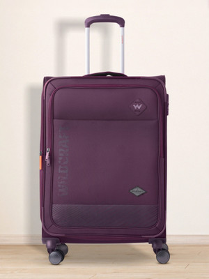 Wildcraft Sirius Plus : Purple : Set of 3 (Small | Medium | Large 80.5 cm ) Expandable  Overnighter & Briefcase 8 Wheels - 32 Inch