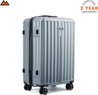 MOVE-MEANT Number Lock Poly Carbonate 360 Degree Wheels Trolly Bag For Men & Women Cabin Suitcase 8 Wheels - 24 inch