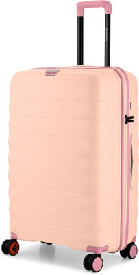 NASHER MILES Salzburg Hard-Sided Polypropylene Check-in Luggage 24inch Trolley Bag for Travel Check-in Suitcase 8 Wheels - 24 inch