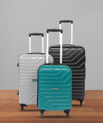 METRONAUT BENT- Multicolor Cabin & Check-in Set 4 Wheels - 30 inch