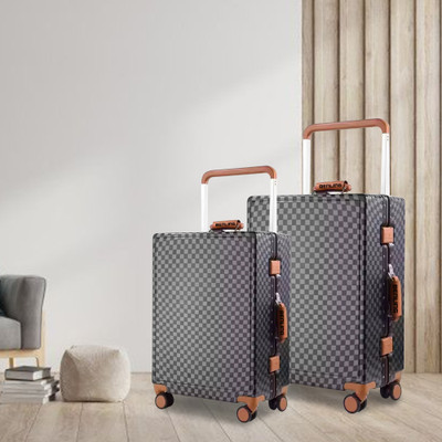 Benling Voyager Trolley Bags Set of 2 - Enhanced Capacity, TSA Lock & Universal Wheels Expandable  Cabin & Check-in Set 8 Wheels - 25 inch