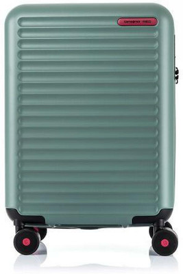 SAMSONITE TOIISC Polycarbonate 55 cms Hardsided Luggage (SAM TOIISC SP55/20 SLT GRN) Expandable  Cabin Suitcase 8 Wheels - 22 inch