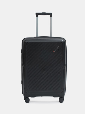 SWISS MILITARY Calvin Hard 66CM Luggage Trolley, 360° Rotating Wheels, 3-Dial Combination Lock Check-in Suitcase 8 Wheels - 26 inch