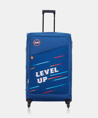 SKYBAGS LEVELUP 4W STR (E) 78 BLUE Expandable  Check-in Suitcase 4 Wheels - 31 Inch