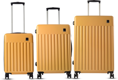 Timus Neolite Hard Luggage 58cm,68cm&78cm-Hard Luggage Trolley Bags Combo Set of 3 Check-in Suitcase 8 Wheels - 28 inch